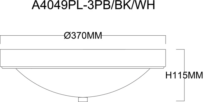 A4049PL-3WH Arte Lamp