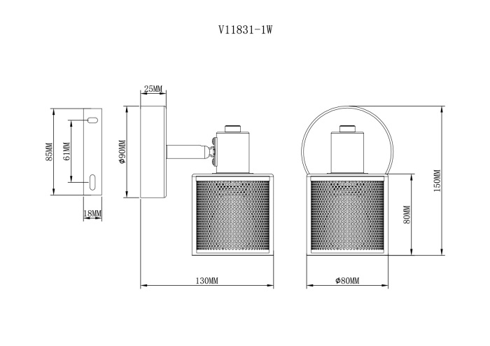 V11831-1W Moderli