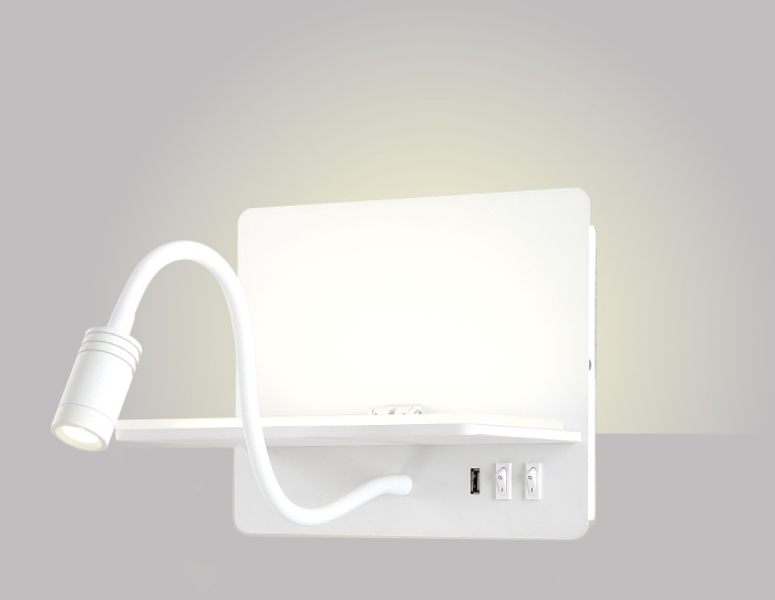 DUO AP9W LED WH Crystal Lux