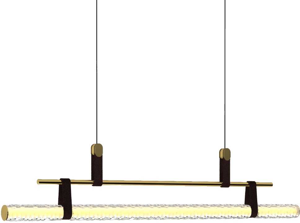 8501P/L brass/clear Delight Collection