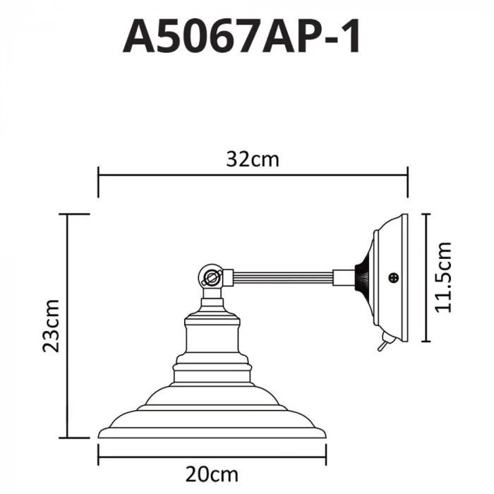 A5067AP-1WH Arte Lamp