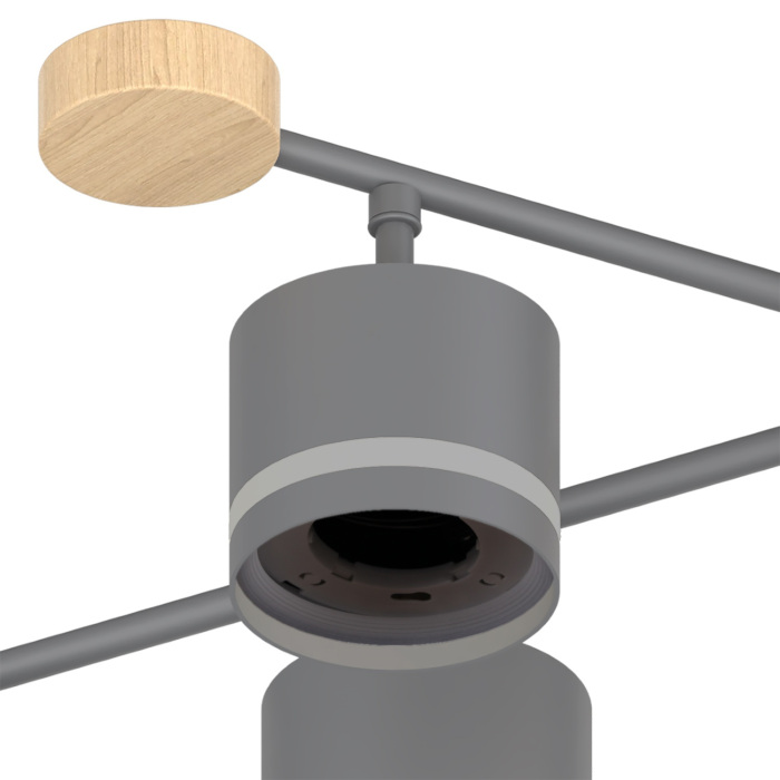 78730-0.3-06 GX53 GREY+WOOD Reluce