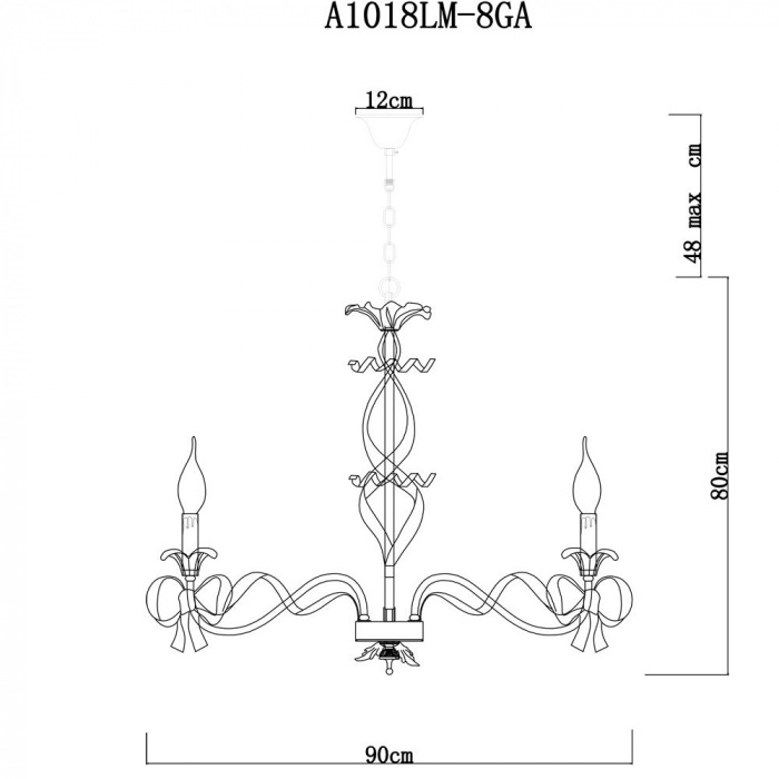 A1018LM-8GA Arte Lamp