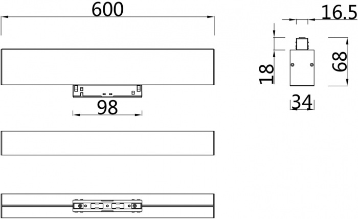TR012-2-20W4K-B Maytoni