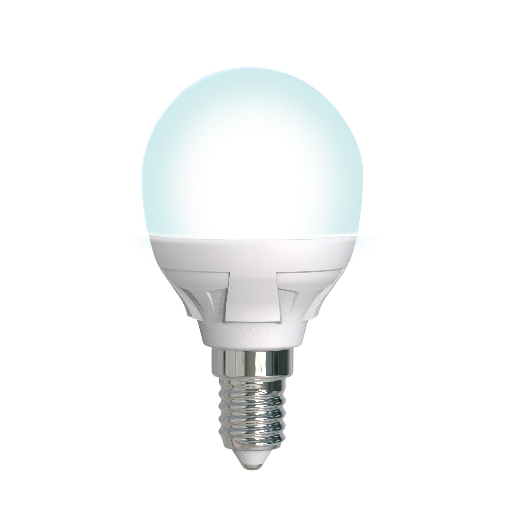 LED-G45 7W/4000K/E14/FR/DIM PLP01WH картон Uniel