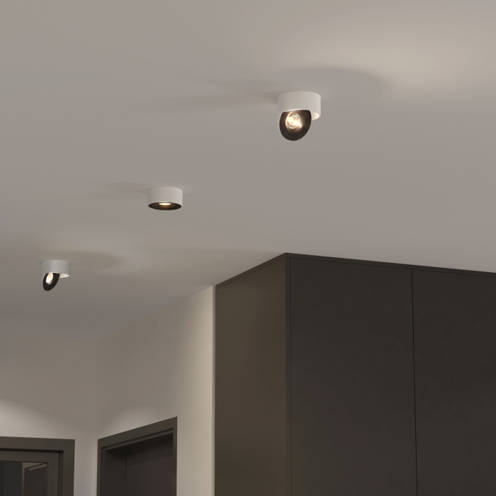 25100/LED 8W 4200K белый/чёрный Elektrostandard