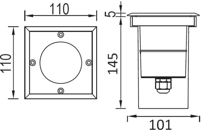 73202B SS Oasis Light