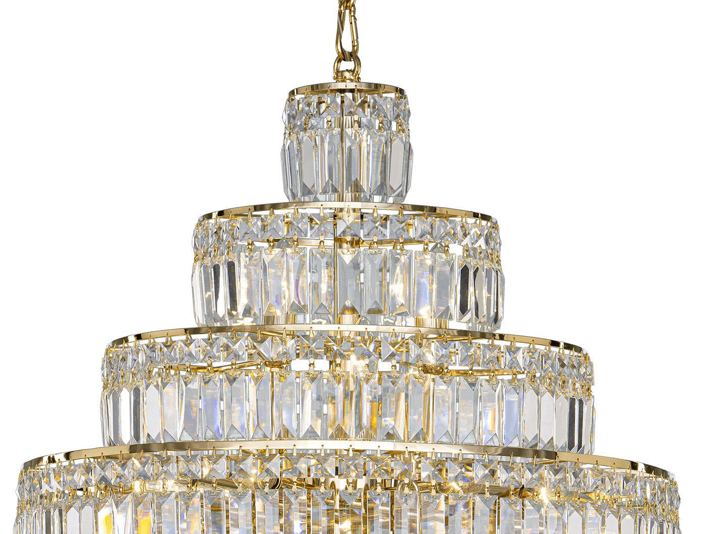 AS/2000/60/18 Gold Pendeloque Asfour Crystal
