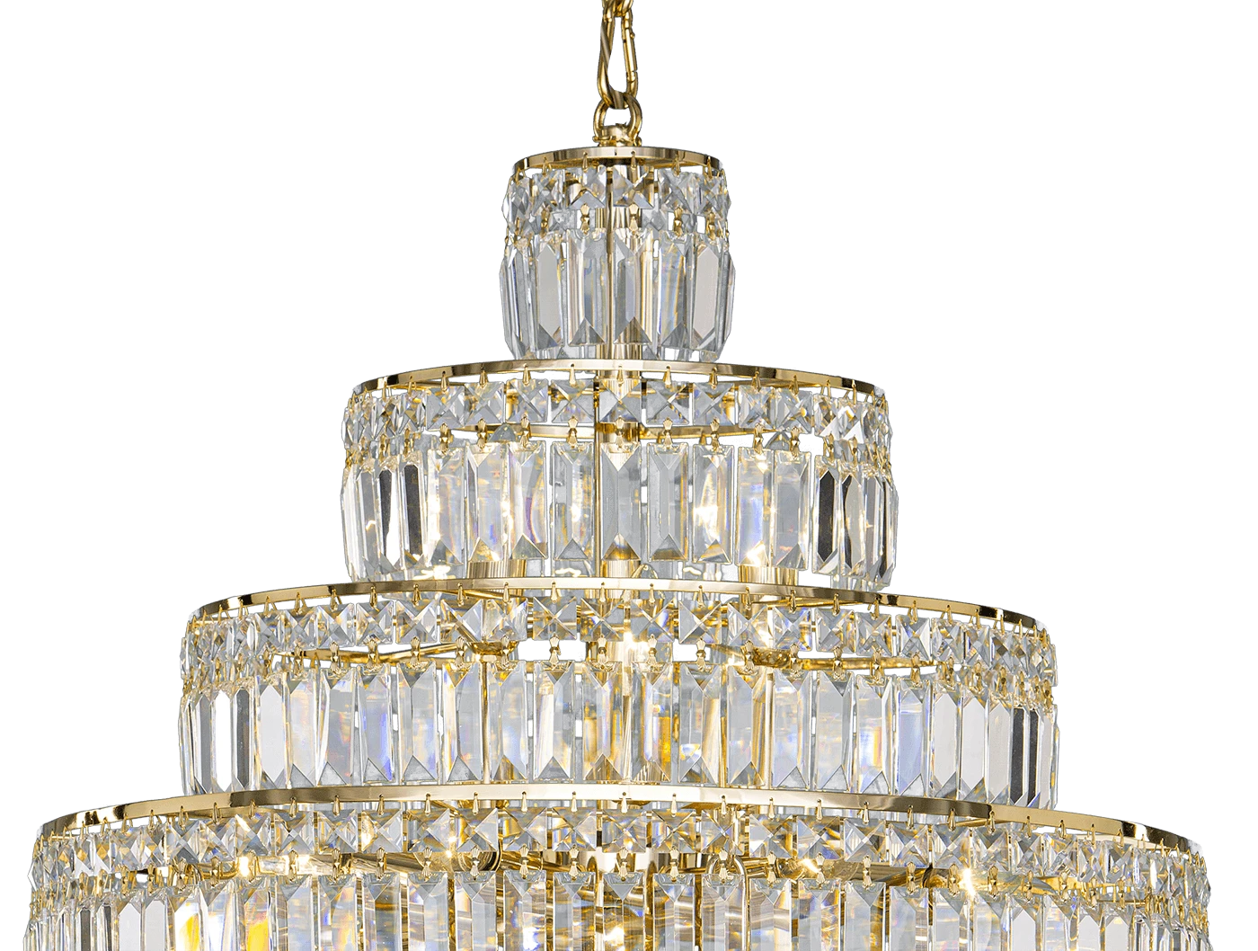 AS/2000/60/18 Gold Pendeloque Asfour Crystal