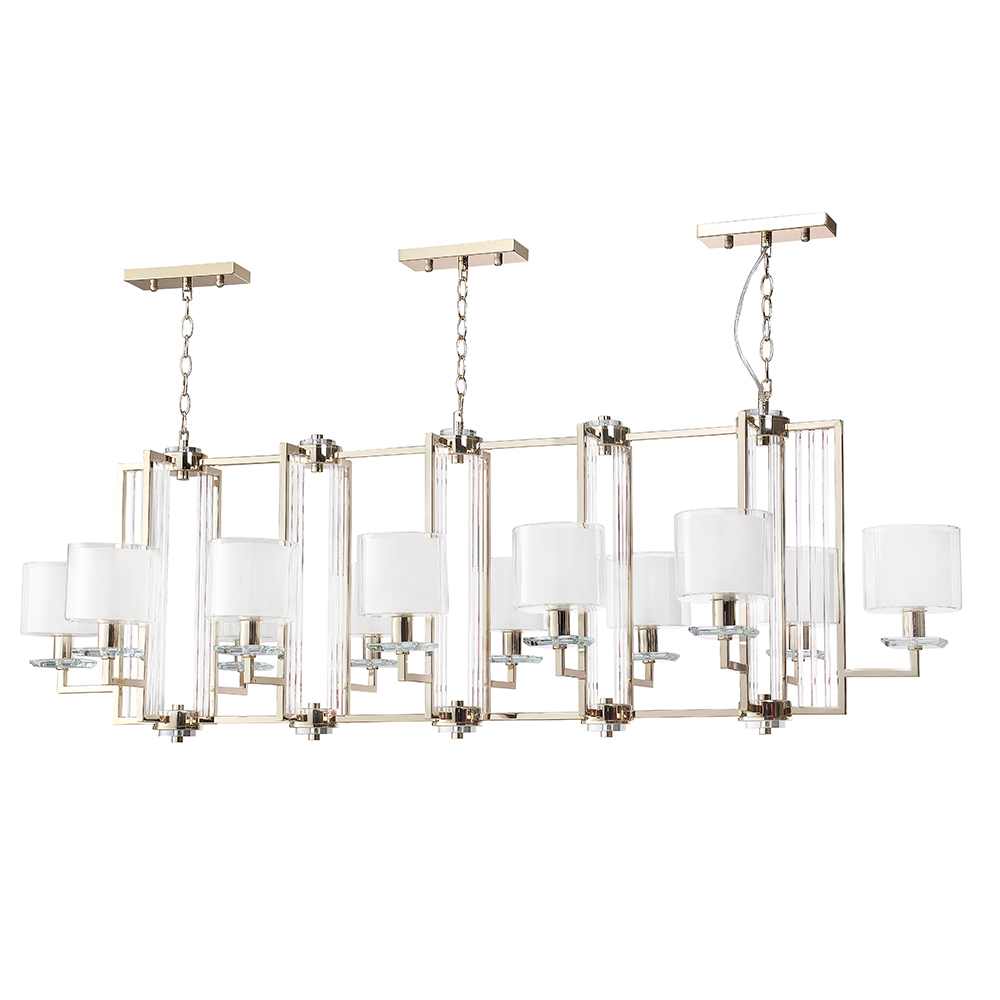 NICOLAS SP12 L1600 GOLD/WHITE Crystal Lux