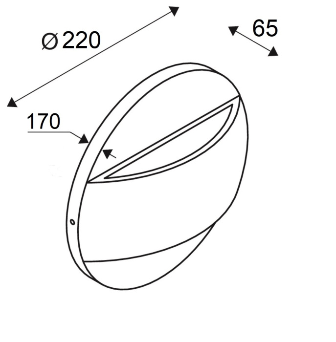 W2096-3-3K Gr Oasis Light