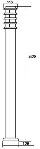 75820-900 SS Oasis Light