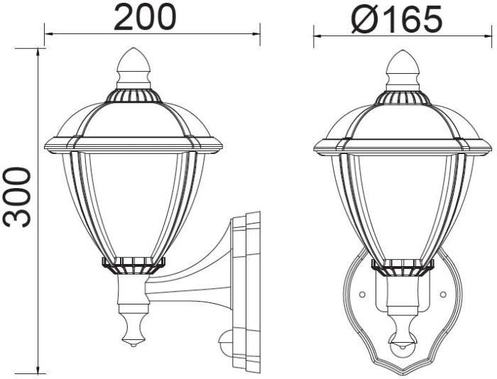 W2601-PiR Bl Oasis Light