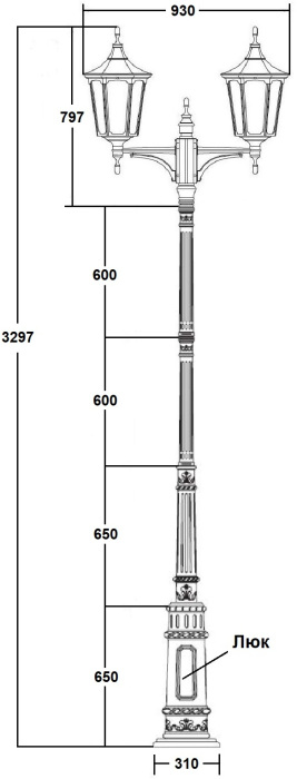 79710LA/E7 09 Bl Oasis Light