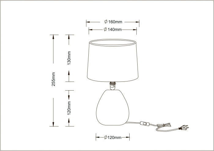 A5016LT-1WH Arte Lamp