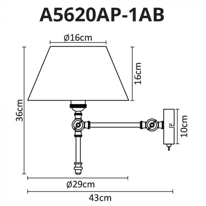 A5620AP-1AB Arte Lamp