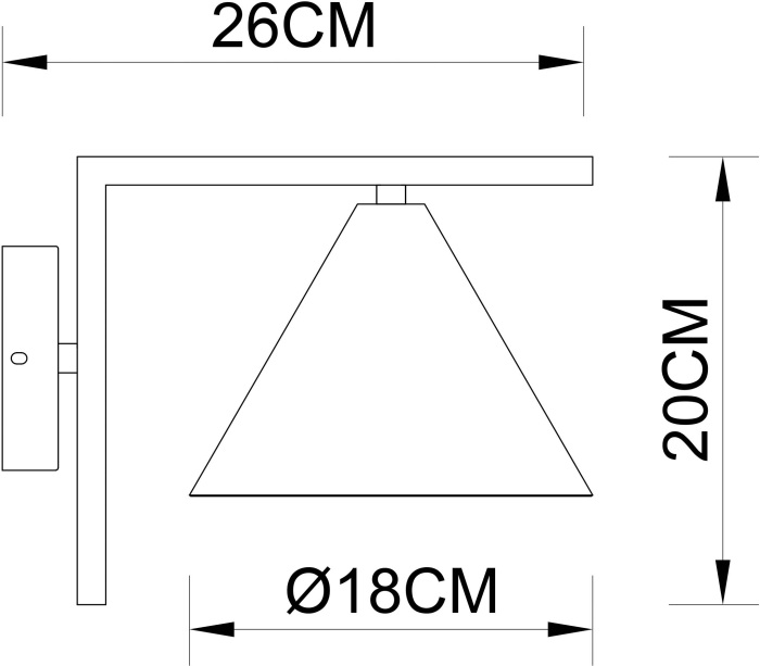 A7033AP-1BK Arte Lamp
