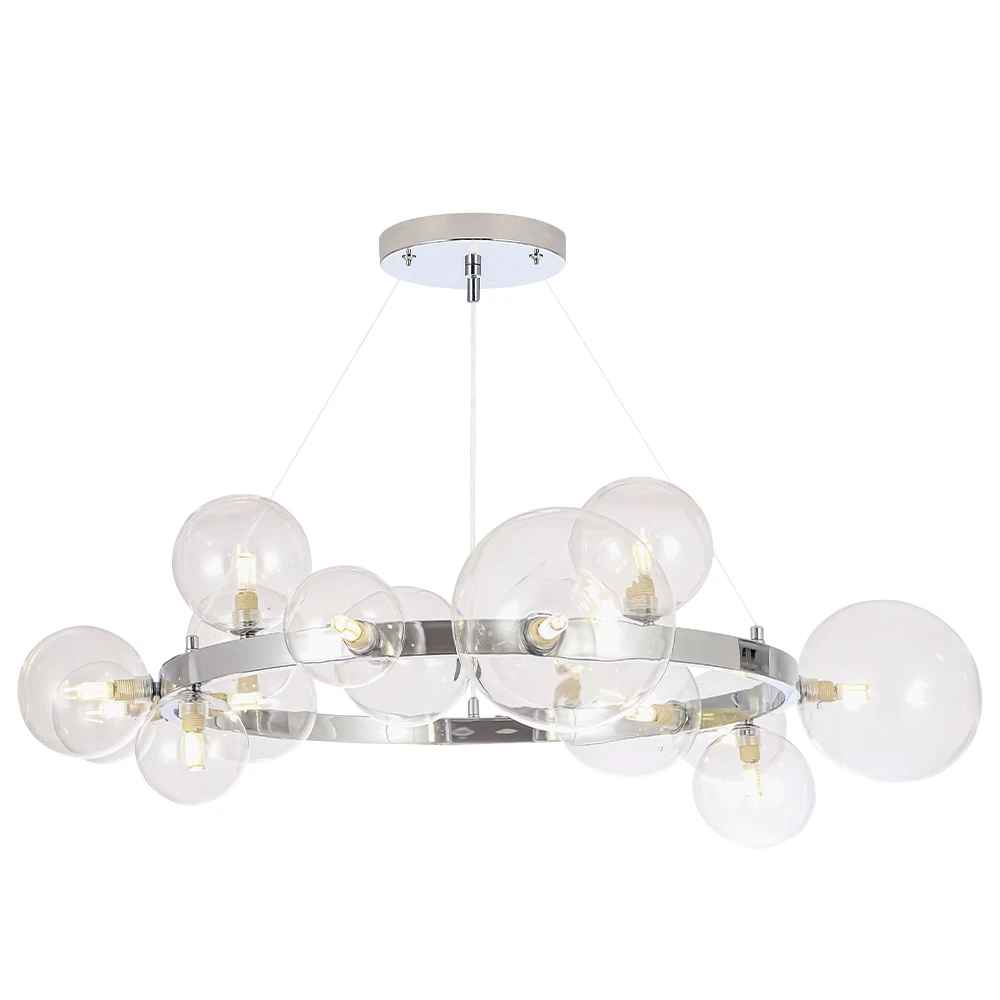 AGATA SP15 V2 CHROME/TRANSPARENTE Crystal Lux