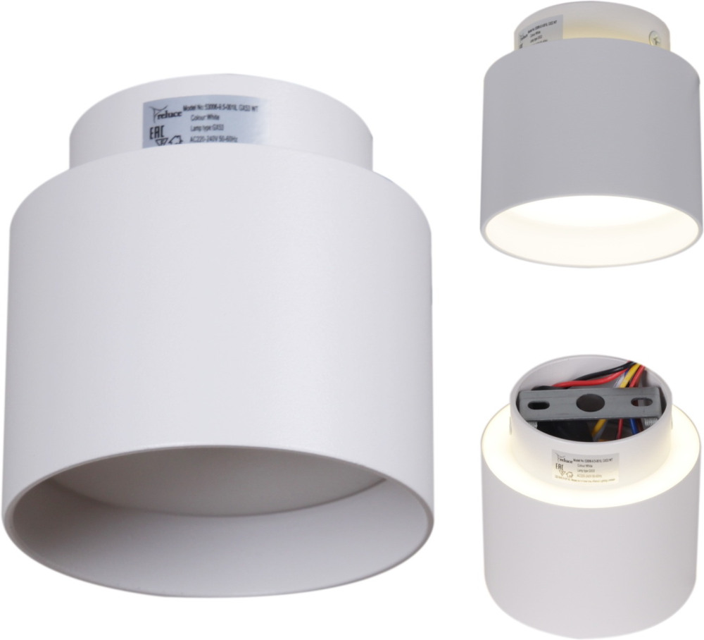 53006-9.5-001IL GX53+LED3W WT Reluce