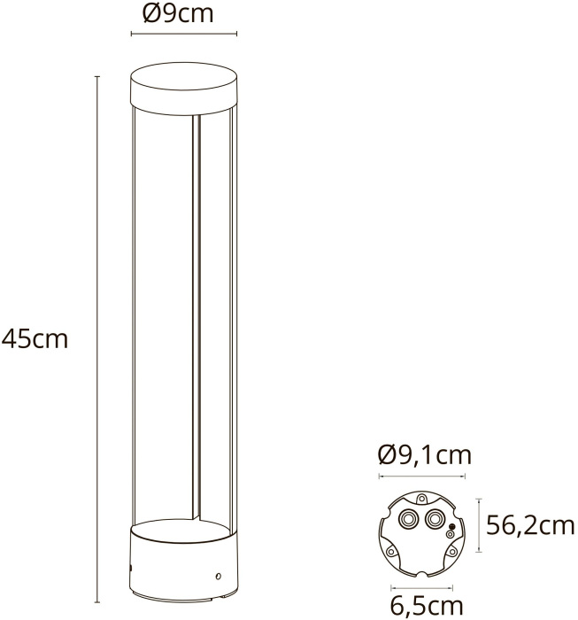 A1645PA-1BK Arte Lamp