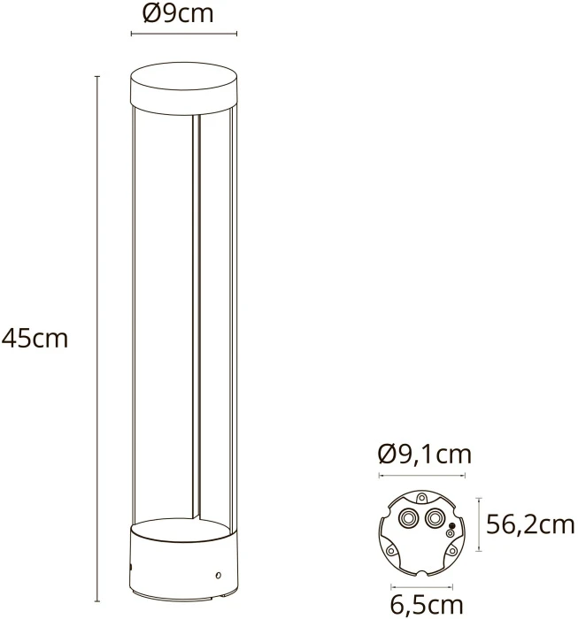 A1645PA-1BK Arte Lamp