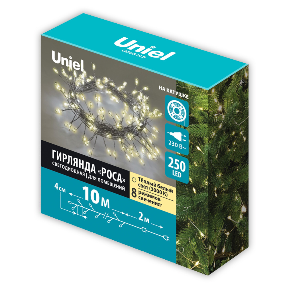 ULD-S1000-250/DTA WARM WHITE IP20 DEWDROP Uniel