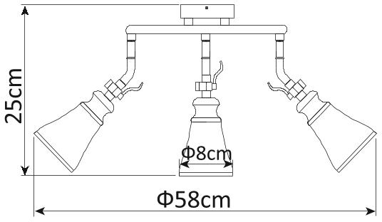 A9231PL-3AB Arte Lamp