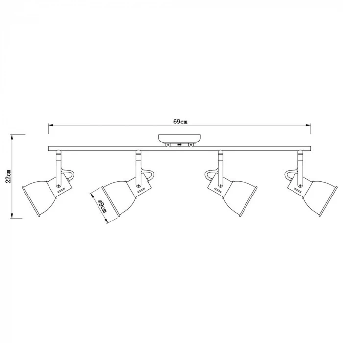 A1677PL-4WH Arte Lamp