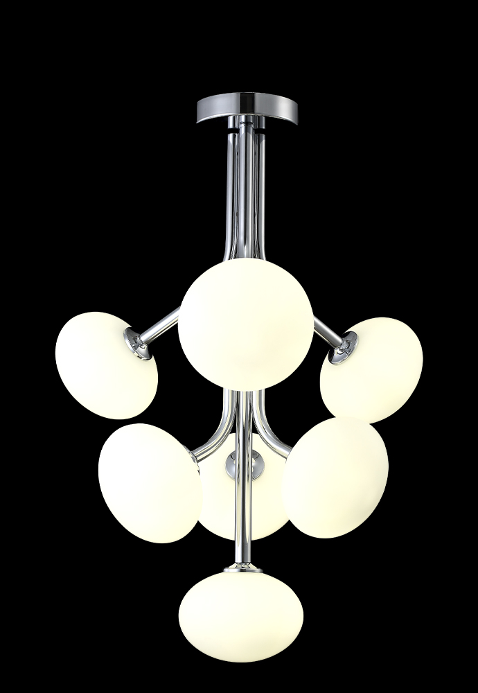 ALICIA SP7 CHROME/WHITE Crystal Lux
