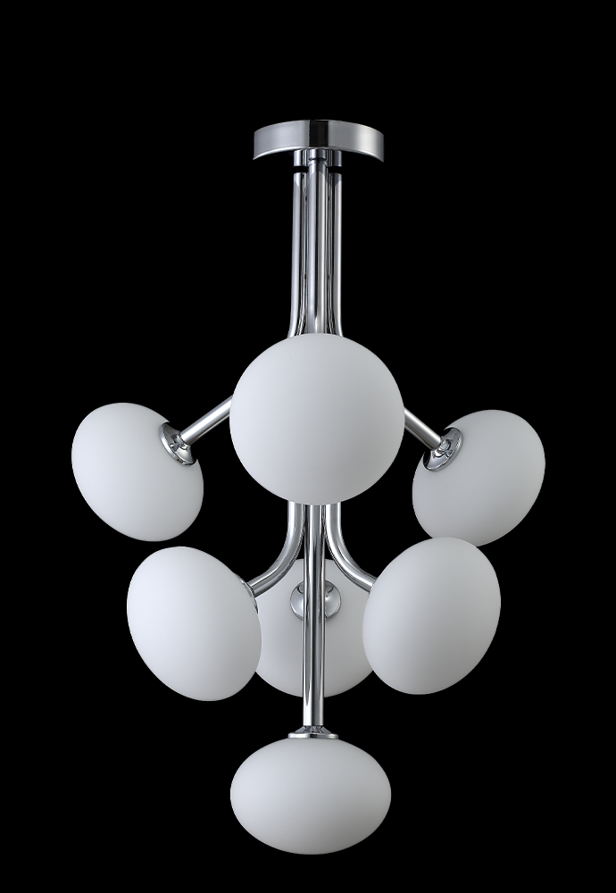 ALICIA SP7 CHROME/WHITE Crystal Lux