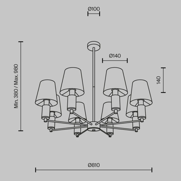MOD483PL-08BS Maytoni