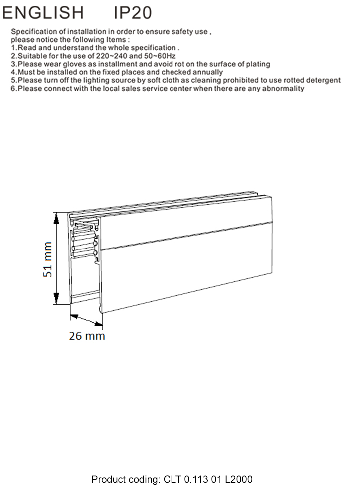 CLT 0.113 01 L2000 BL Crystal Lux