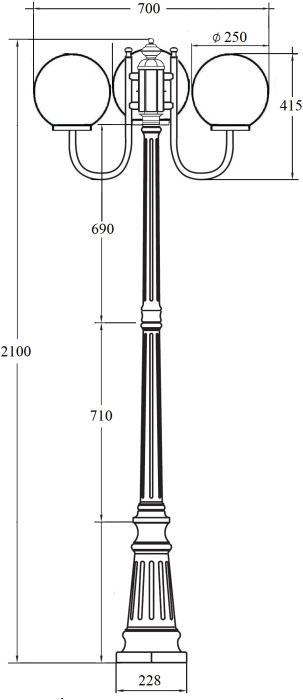 88209SB/10 Bl Oasis Light