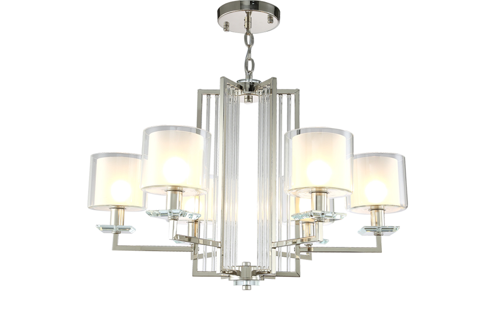 NICOLAS SP-PL6 NICKEL/WHITE Crystal Lux