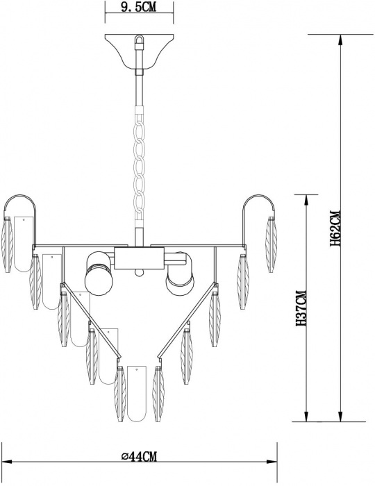A2719SP-6GO Arte Lamp