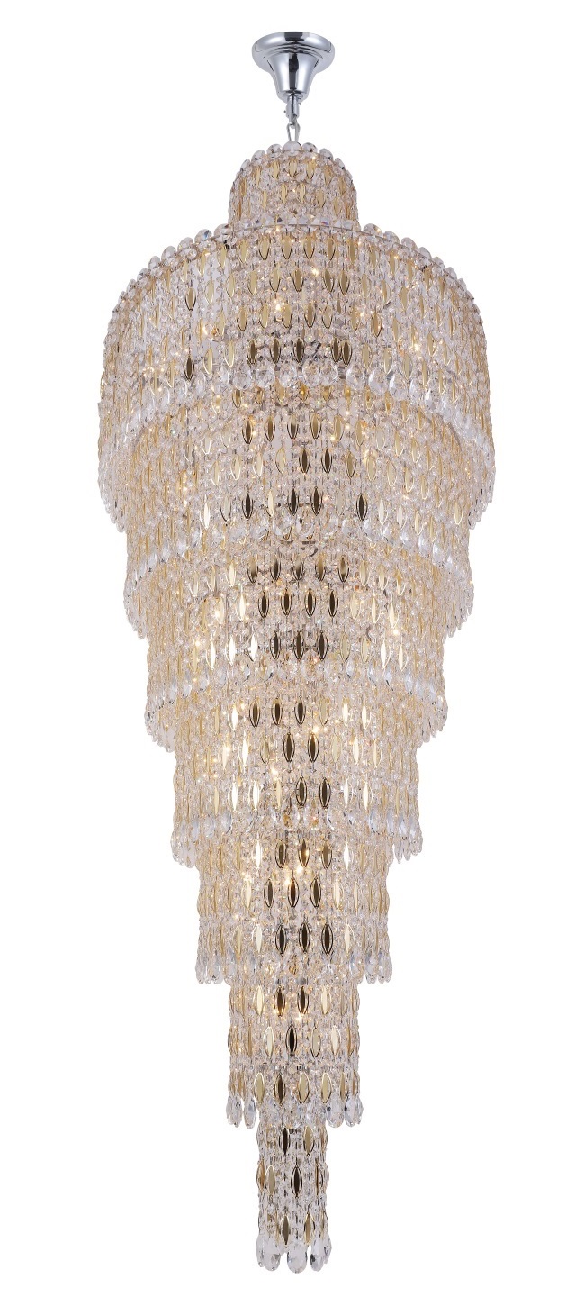 LIRICA SP40 D700 CHROME/GOLD-TRANSPARENT Crystal Lux