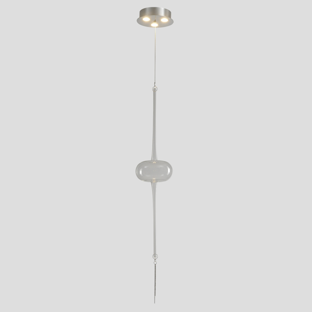 GLASS SP3W LED CHROME Crystal Lux