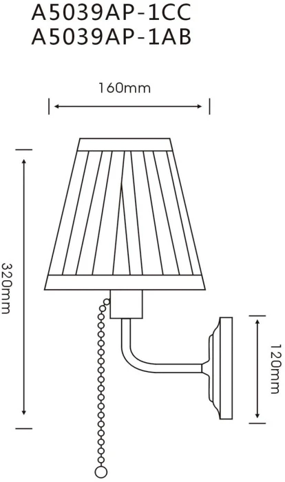 A5039AP-1CC Arte Lamp