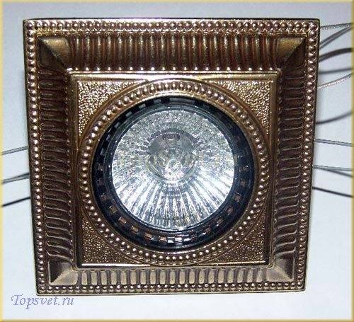 spot Z3 GOLD BRONZ Nervilamp