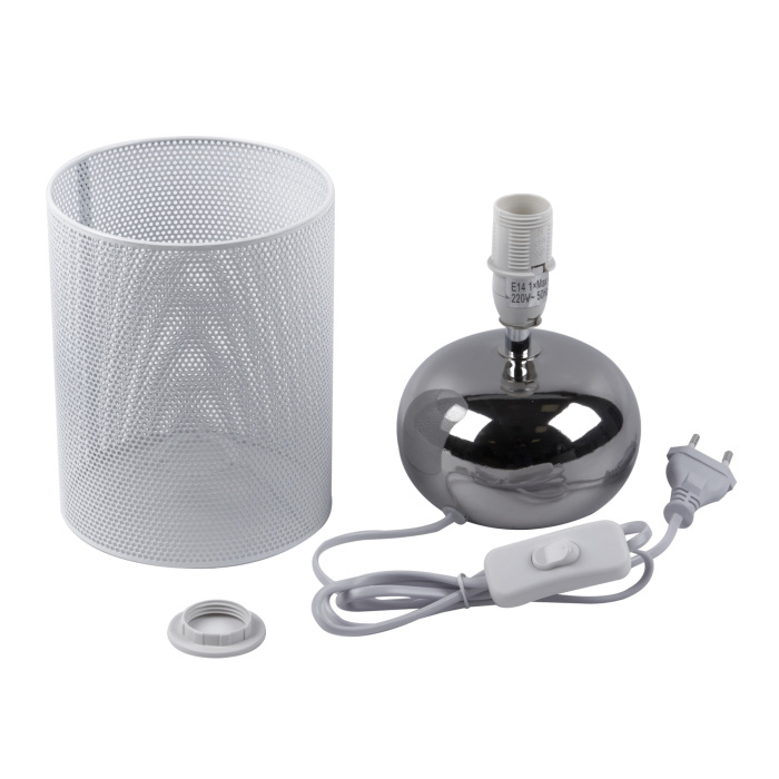 UML-B307 E14 SILVER/WHITE Uniel