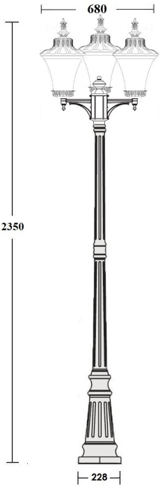 86409B/01 Bl Oasis Light