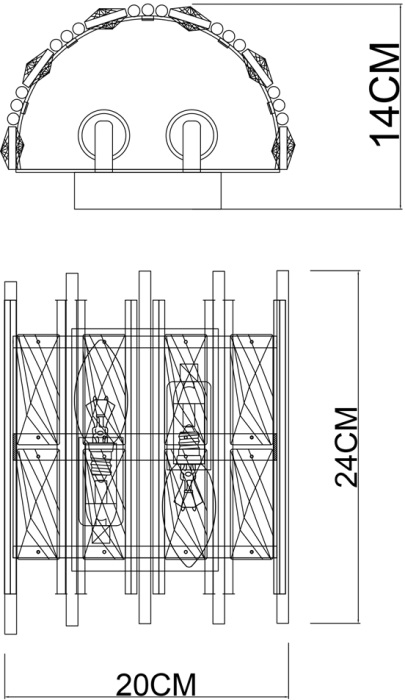 A1043AP-2BK Arte Lamp