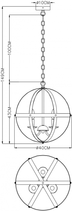 A1087SP-3CC Arte Lamp