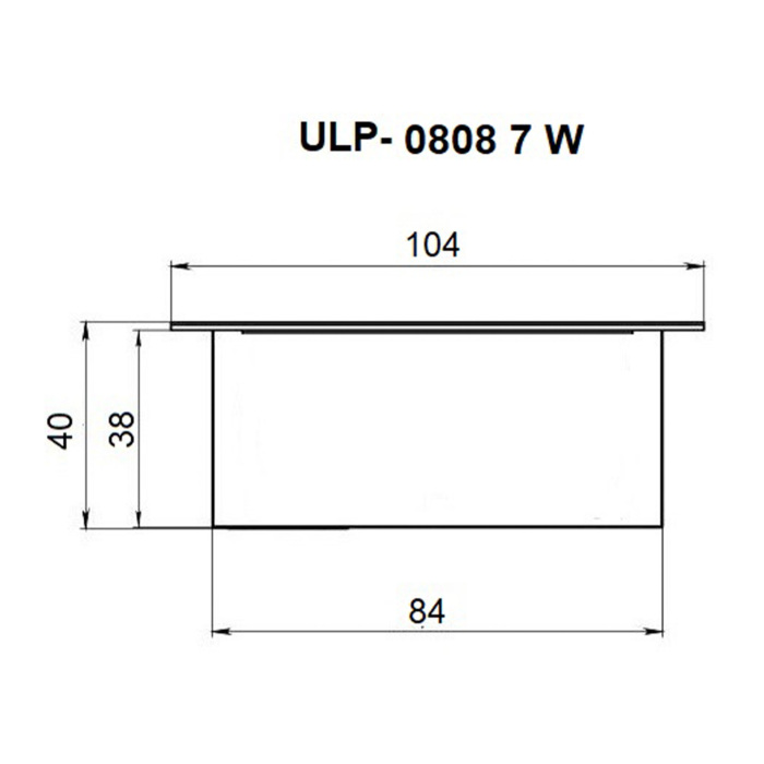 ULP-0808 7W/4000К IP40 GRILYATO OPAL WHITE Uniel