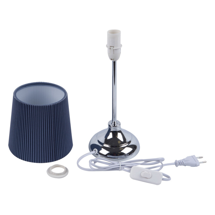 UML-B309 E14 CHROME/DARK BLUE Uniel