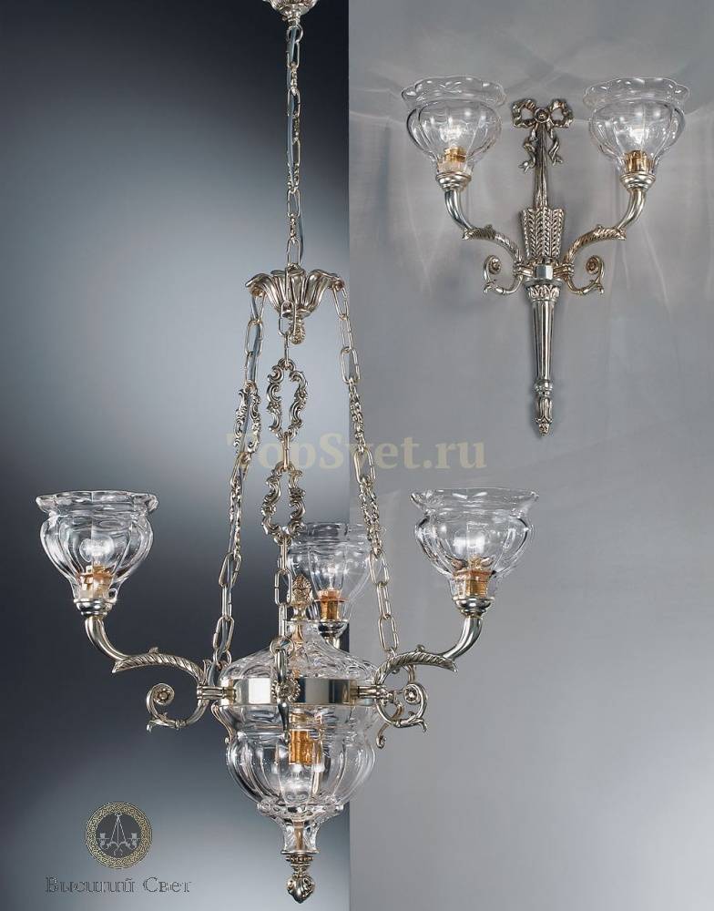 573/3+1 ANTIQUE SILVER + clear Nervilamp