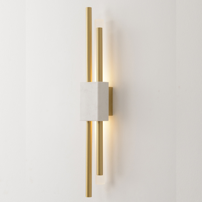 CARTA AP6W LED WHITE/BRASS Crystal Lux