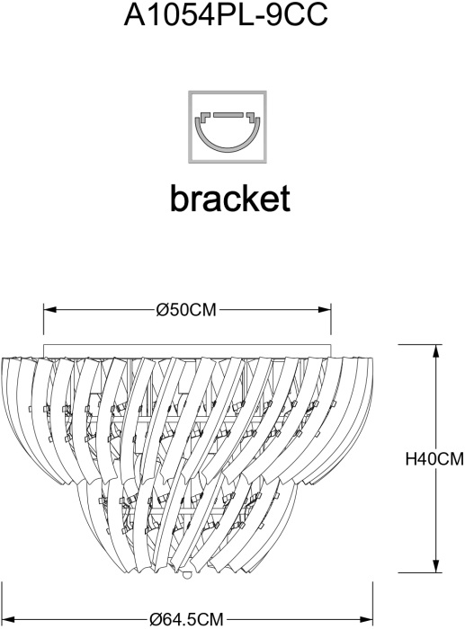 A1054PL-9CC Arte Lamp