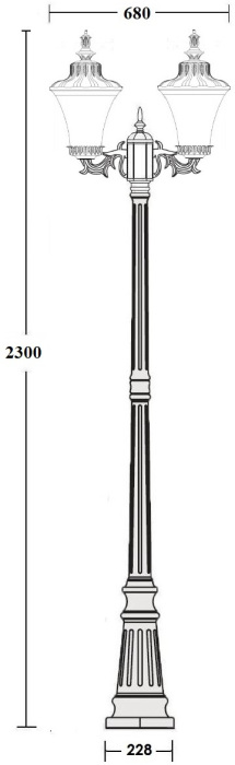 86409A/15 Bl Oasis Light