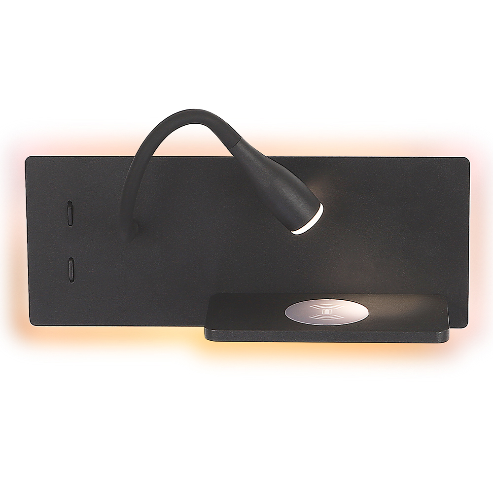 CLT 217W Qi+USB BL Crystal Lux